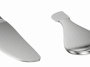 Table Dinner Knife Fork Spoon Generic Cutlery 3D Model