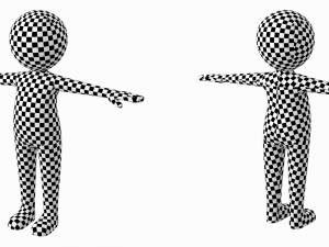 Stylized Stickman in T-Pose 3D Модель