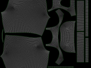Woman Sportswear 01 Base Mesh Design Kit 3D Modell