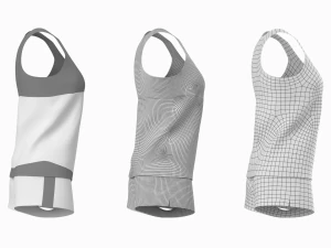Woman Sportswear 03 Base Mesh Design Kit 3D Modell