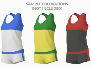 Woman Sportswear 03 Base Mesh Design Kit Model 3D