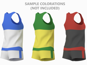 Woman Sportswear 03 Base Mesh Design Kit Model 3D