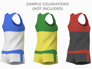 Woman Sportswear 03 Base Mesh Design Kit 3D Modell