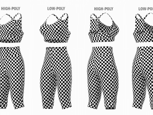 Woman Sportswear 04 Base Mesh Design Kit Model 3D