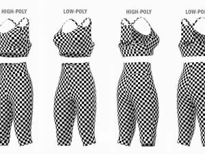 Woman Sportswear 04 Base Mesh Design Kit 3D Model
