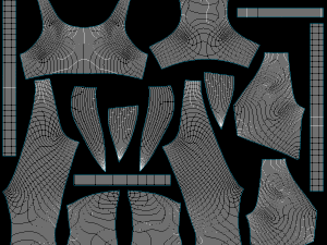 Woman Sportswear 05 Base Mesh Design Kit 3D Модель