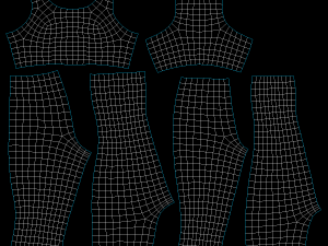 Woman Sportswear 05 Base Mesh Design Kit 3D Модель