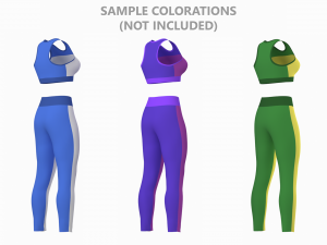 Woman Sportswear 06 Base Mesh Design Kit 3D 모델