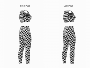 Woman Sportswear 06 Base Mesh Design Kit 3D 모델