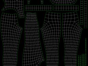 Woman Sportswear 06 Base Mesh Design Kit 3D 모델