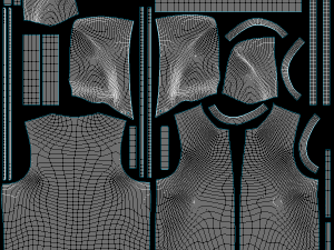 Woman Sportswear 09 High Poly Base Mesh 3D 모델