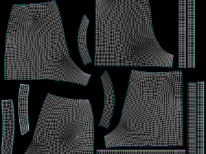 Woman Sportswear 09 High Poly Base Mesh 3D 모델