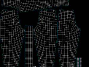 Woman Sportswear 10 Low Poly Base Mesh 3D Model