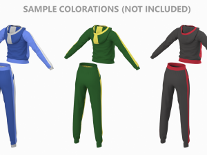 Woman Sportswear 12 High Poly Base Mesh Model 3D