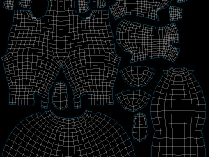 Simpatico Stickman stilizzato in posa A Modello 3D