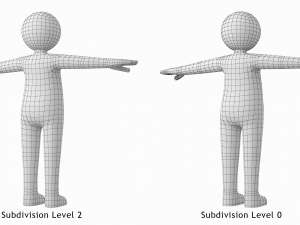 Stickman in T-Pose Modèle 3D