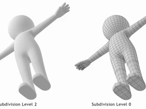 Adult Stickman 180cm CAT Rig 3D Model
