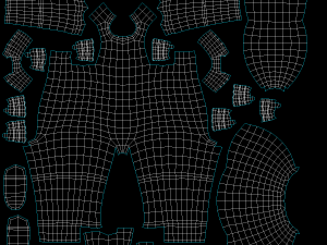 Adult Stickman 180cm CAT Rig 3D Модель