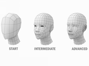 Natural Female in A-Pose Base Mesh Model 3D