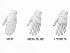 A-Pose Base Mesh'te Doğal Kadın 3D Model