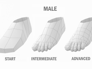 Natural Female and Male Base Mesh SUPER BUNDLE 3D मॉडल
