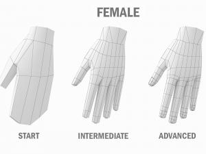 Natural Female and Male Base Mesh SUPER BUNDLE 3D मॉडल
