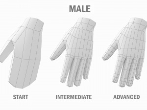 Natural Female and Male Base Mesh SUPER BUNDLE 3D मॉडल