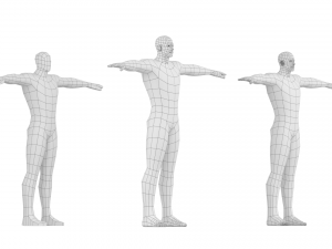 Hero Male in T-Pose Base Mesh Modelo 3D