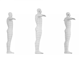 Hero Male in T-Pose Base Mesh Modelo 3D