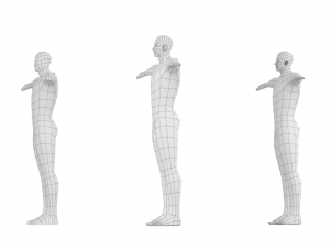 Hero Male in T-Pose Base Mesh Modelo 3D