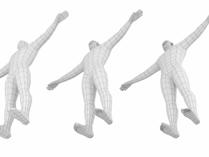 Hero Male in T-Pose Base Mesh Modelo 3D