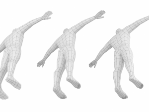 Hero Male in T-Pose Base Mesh Modelo 3D
