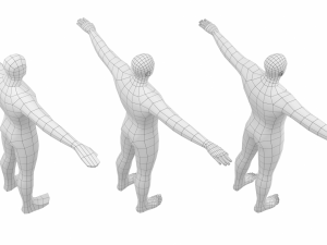 Hero Male in T-Pose Base Mesh Modelo 3D