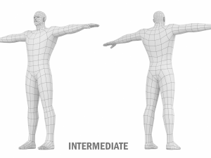 Hero Male in T-Pose Base Mesh Modelo 3D