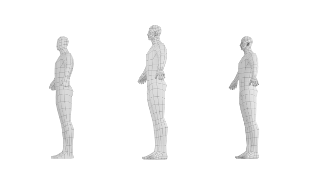 Wireframe Walking Man. 3d Illustration Stock Illustration - Illustration of  people, workout: 234849090