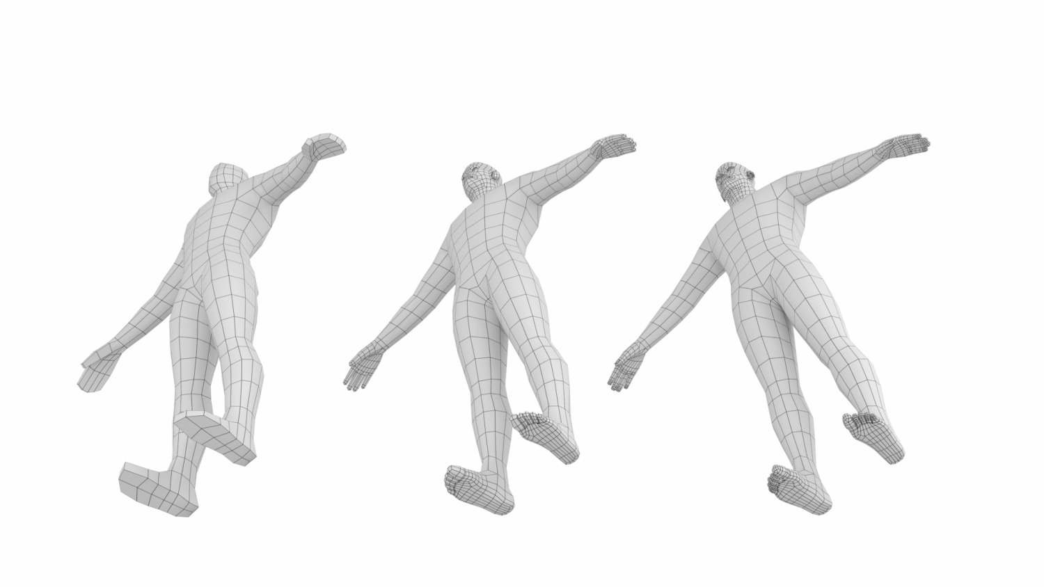 base mesh---man t-pose 3D Model in Man 3DExport