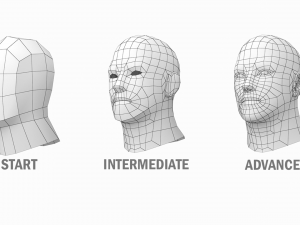 Hero Male in A-Pose Base Mesh Modello 3D