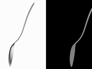 Dessert Spoon Generic Cutlery 3D Model