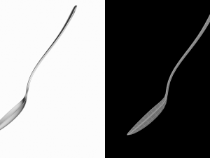 Dessert Spoon Generic Cutlery 3D Model