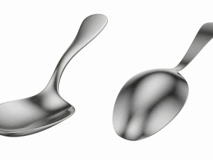 Tatlı Kaşığı Genel &Ccedil;atal Bı&ccedil;ak Takımı 3D Model