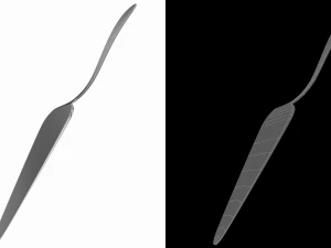 Cake Pie Pizza Server Generic Cutlery 3D Model