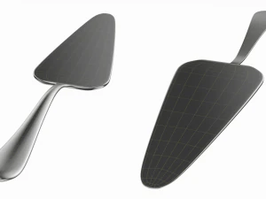 Cake Pie Pizza Server Generic Cutlery 3D Model