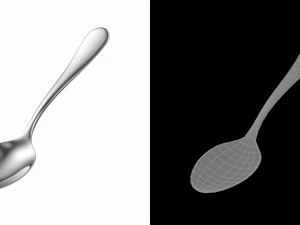 Teaspoon Generic Cutlery 3D Model