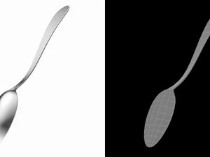 Teaspoon Generic Cutlery 3D Model