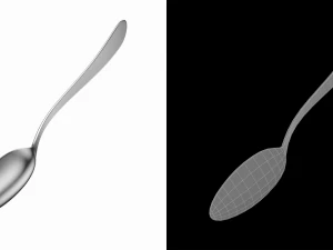Teaspoon Generic Cutlery 3D Model