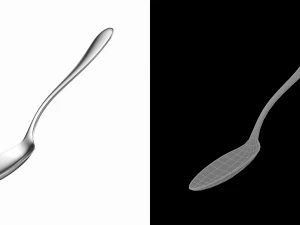 Teaspoon Generic Cutlery 3D Model