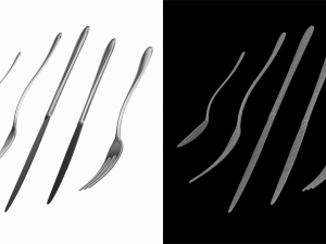 Generic Cutlery 5 Pieces COLLECTION Model 3D