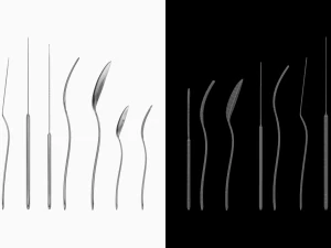 Generic Cutlery 12 Pieces COLLECTION 3D Model