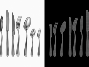 Generic Cutlery 12 Pieces COLLECTION 3D Model