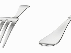 Generic Cutlery 12 Pieces COLLECTION 3D Model
